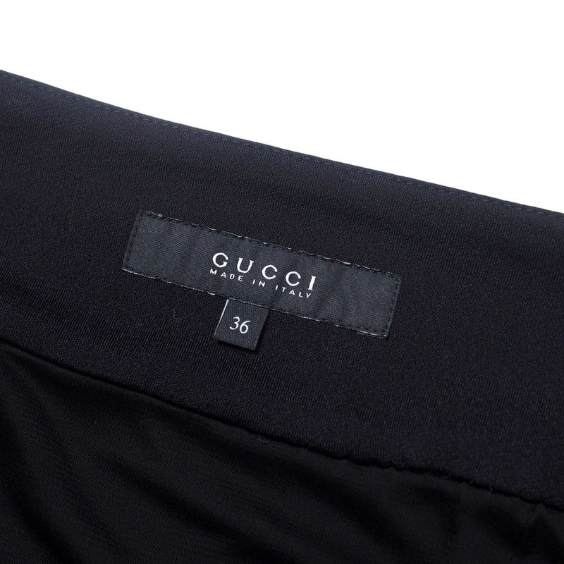 Gucci Skirt Size 36 Wrap Skirt Tight Skirt Black Made In Italy 20250326 Ra3824