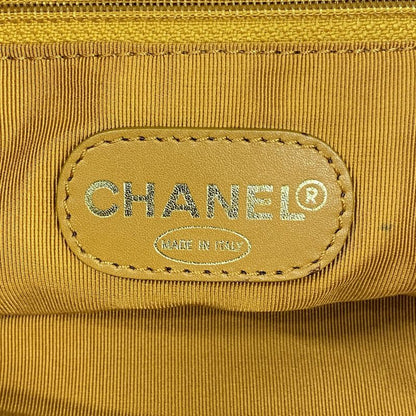 Chanel Tote Bag Caviar Skin Orange Gold Hardware Women