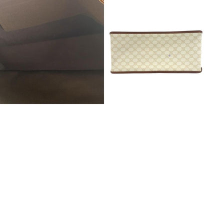 Gucci GG Plus Brown Ivory Gold Hardware Pvc/leather 189899 Business Bag