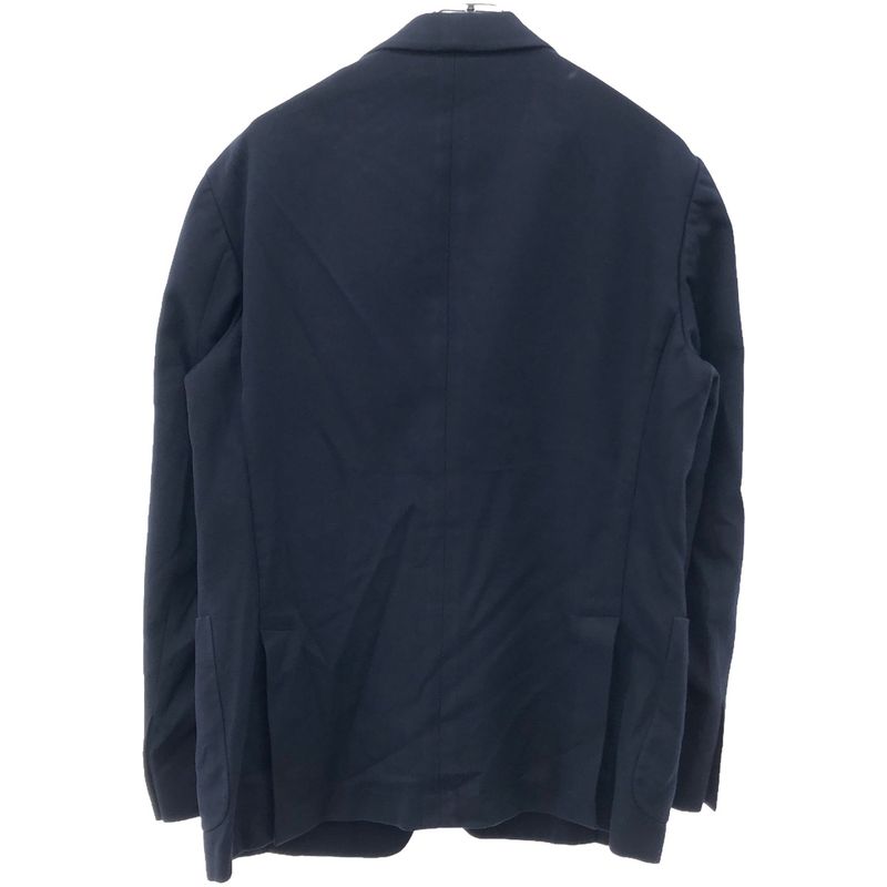 Prada Cotton 2b Tailored Jacket Sdd10h Blue 50