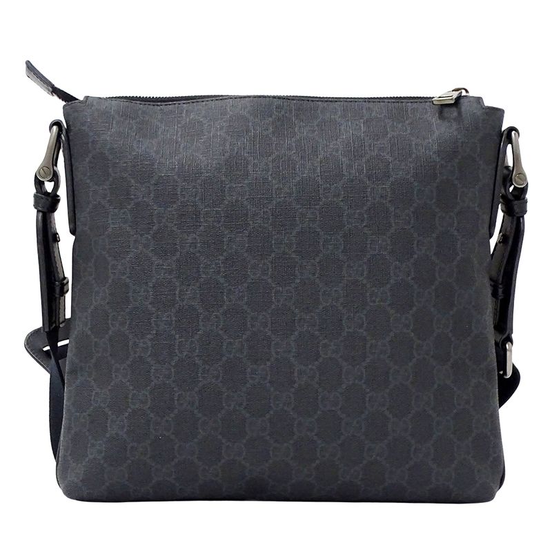 Gucci Bag Men's Brand Shoulder Bag GG Supreme Black 322279 Black Crossbody