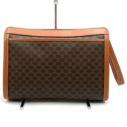 Celine M95 Clutch Bag Second Bag Pouch Macadam PVC Brown Ladies Men Fashion