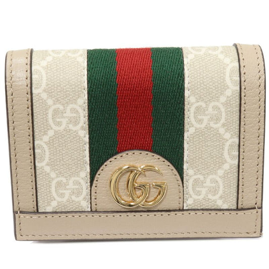 Gucci Bifold Wallet With Coin Purse Ophidia GG Supreme Card Case Wallet PVC