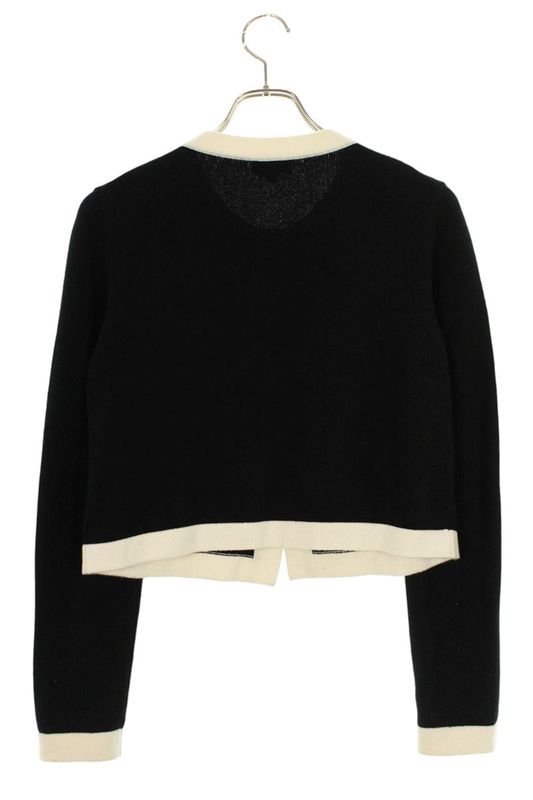 Chanel P76462k10983 Coco Mark Button Cashmere Cardigan Women 36