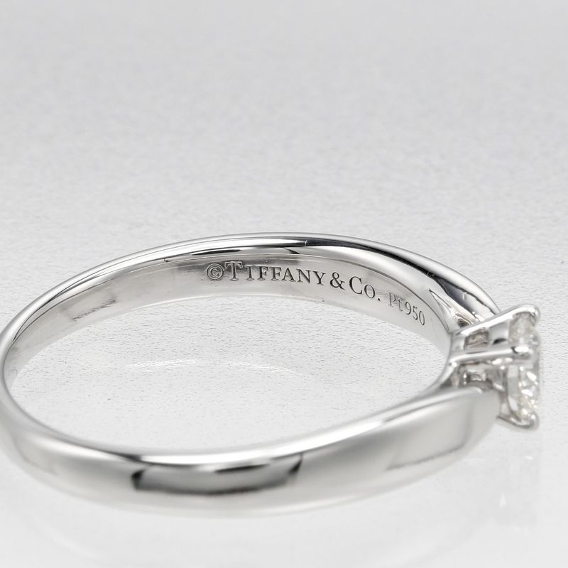 Tiffany & Co Harmony 0.21ct Vvs1/i/3ex Pt950platinum × Diamond #8 Ladies 3.18g
