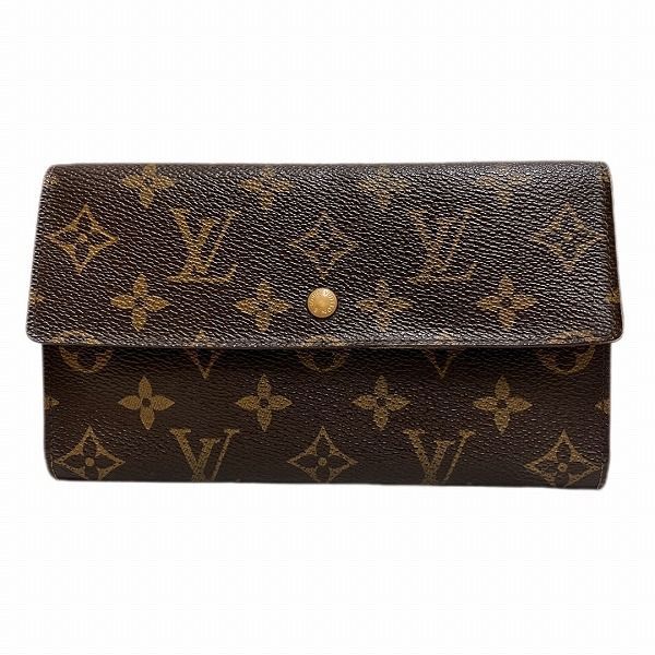 Louis Vuitton Monogram Porte Trésor International M61215 Long Wallet Trifold