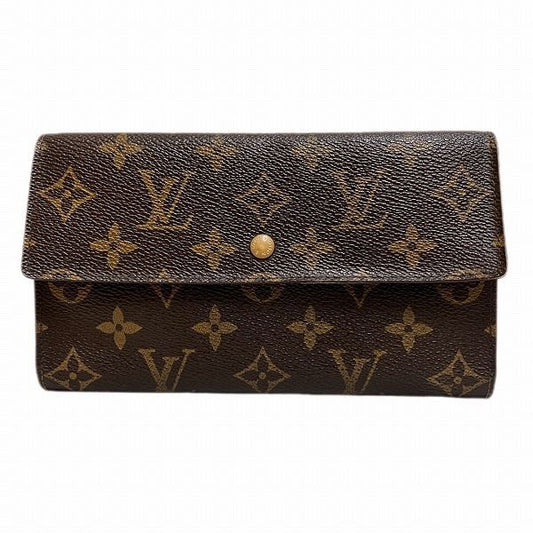 Louis Vuitton Monogram Porte Trésor International M61215 Long Wallet Trifold