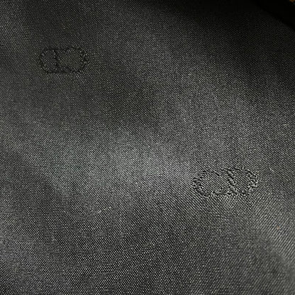 Christian DIOR Jacket Wool Blend Gold Buttons Checkered 80s CD Logo Orange