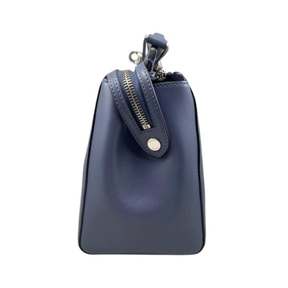 Fendi Handbag Shoulder Bag Dotcom 8bn293 Calf Leather Navy Blue Pink Beige Fendi