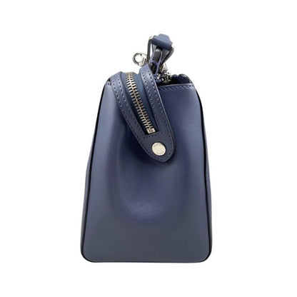 Fendi Handbag Shoulder Bag Dotcom 8bn293 Calf Leather Navy Blue Pink Beige Fendi