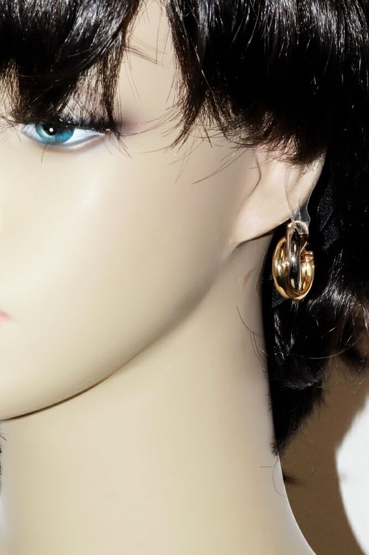 Cartier Earrings 18K Yellow Gold 18K White Gold 18K Pink Gold Trinity Earrings