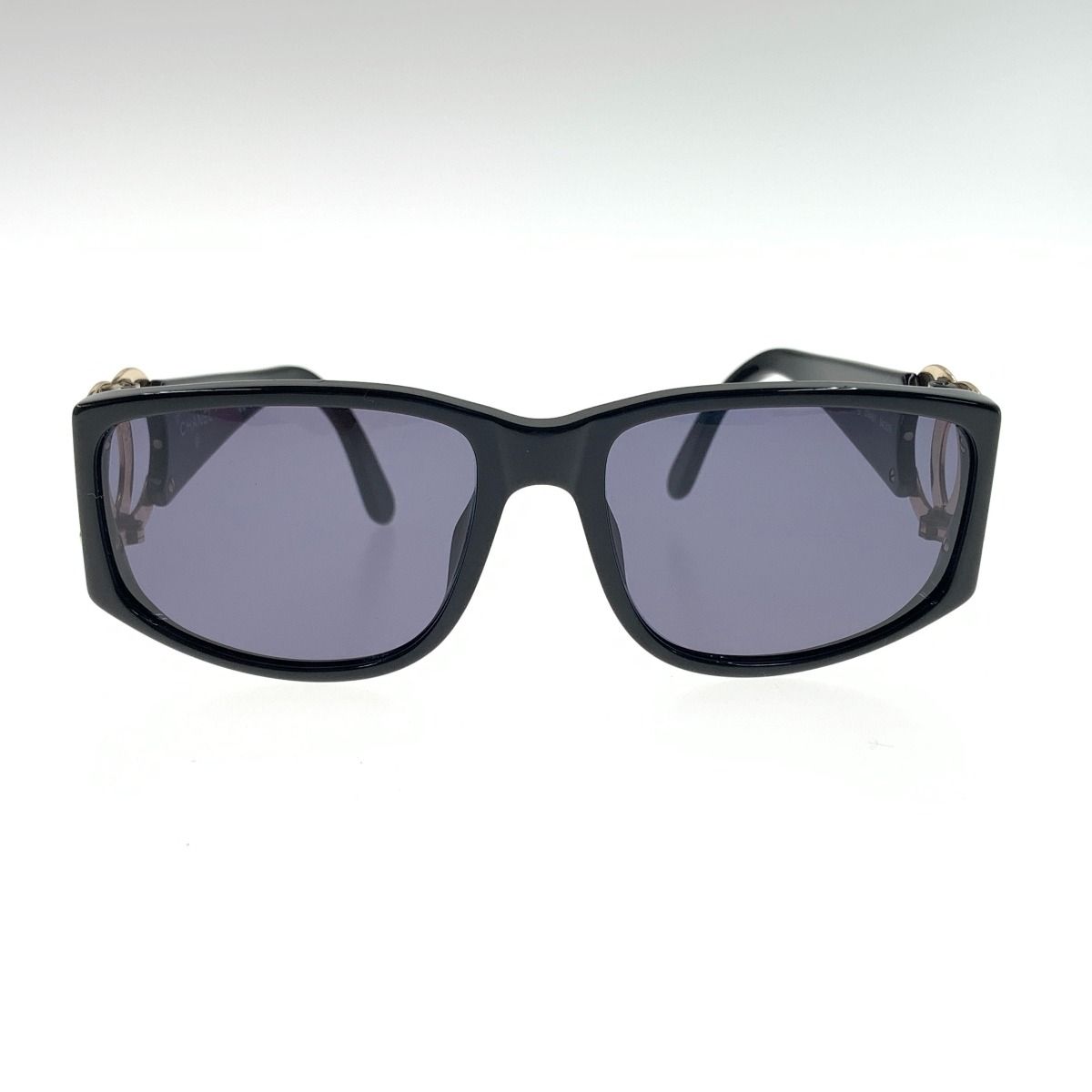 Chanel Cocomark Sunglass Es 02461 94305 Gold X Black