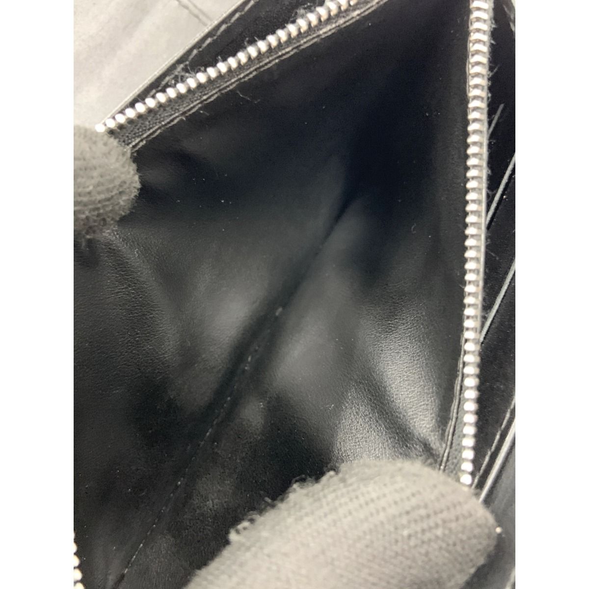 Louis Vuitton Zippy Organizer Utah Round Zipper Long Wallet M97026 Black