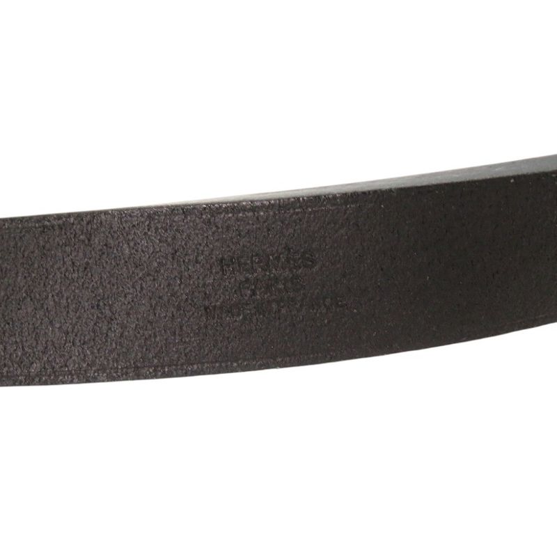 Hermes Horsebit Buckle Vorsoft Black Horsebit Hardware □O Engraved (2011) Belt