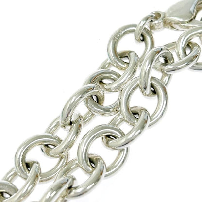 Tiffany & Co Silver Gold Heart Arrow Combination Bracelet 47.0g 925 750