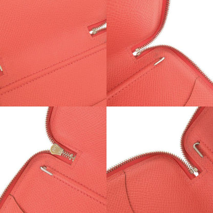 Hermes Soie Coeur Flamingo Party Agenda Silk Vaux Epson Silver Hardware Rose