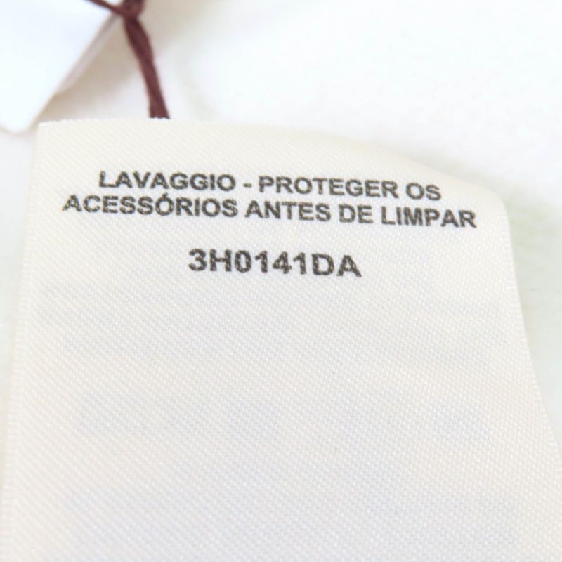 Hermes 23AW 3h0141da 100% Cashmere Leather Used Belt Design Long Gilet Vest Off