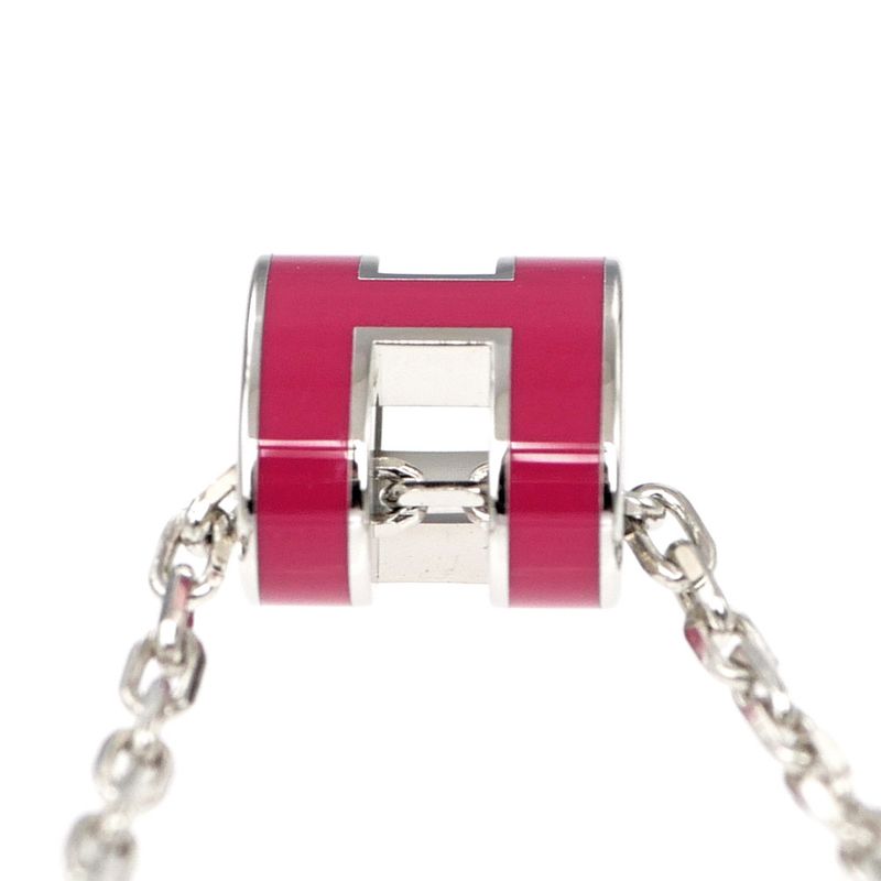 Hermes Necklace Pop Ash Mini Pendant Le Jugalante Silver Color Accessori