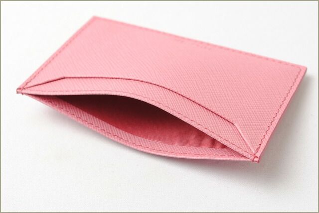 Prada Card Case Fold Wallet Prada 1mc004 Saffiano Greche Shape Pressed Leather