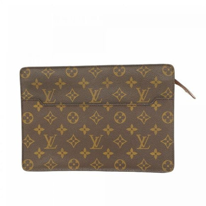Louis Vuitton Clutch Bag Monogram Pochette Homme M51795 Brown Men Women Unisex