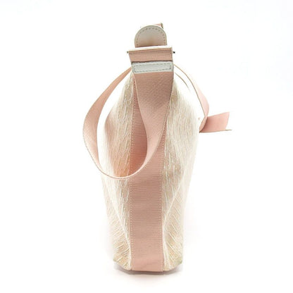 Dior Street Chic Messenger Bag Canvas Women Shoulder Bag Pink Excellent