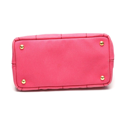 Prada 1 Bg439 Canapa Handbag Mini Tote Bag Pink