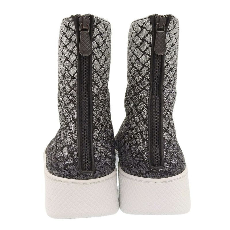 Unused Bottega Veneta Current Tag Intrecciato High Cut Short Boots 36 23cm