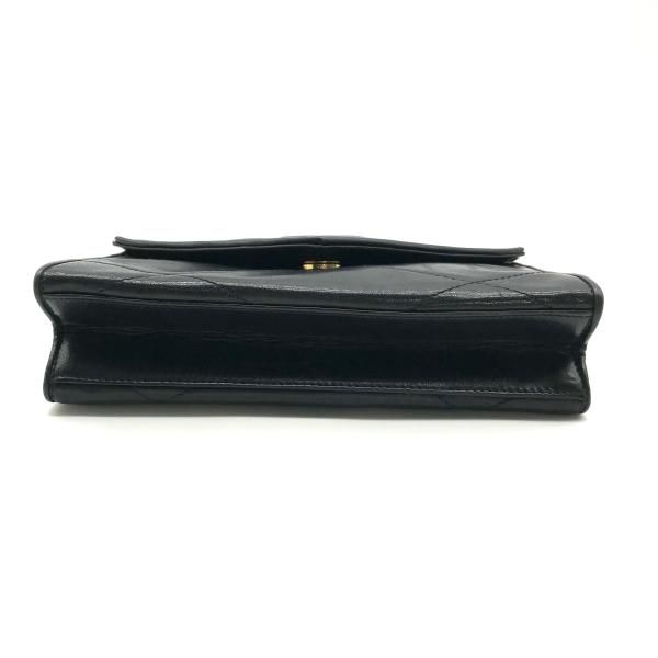 Chanel Chain Hand Bag CC Logo Black