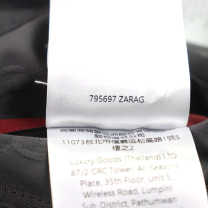 Gucci 24AW 795697 GG Nylon Logo Embroidery Reversible Hooded Padded Jacket