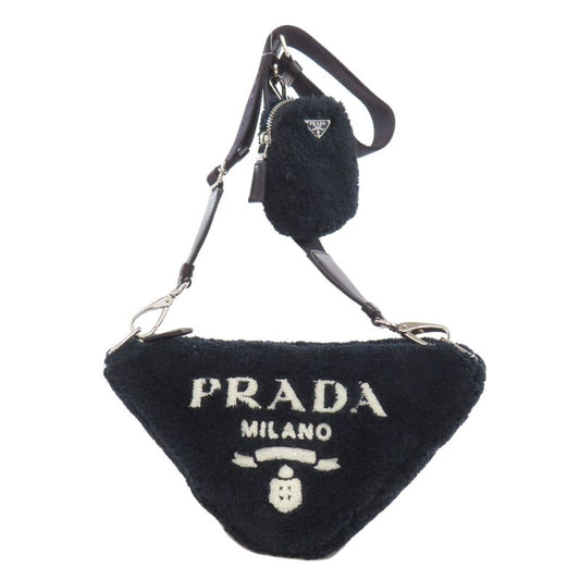 Prada 1bh190 Triangle Shoulder Bag Boa Women