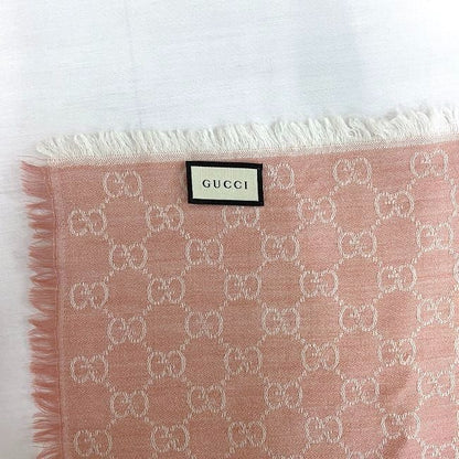 Gucci Shawl Pink 281942 5772 Ec19972 Excellent Condition