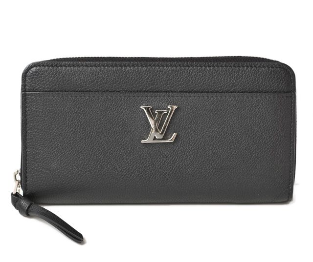 Louis Vuitton Lock Me Long Wallet M62622 LV Leather Zippy