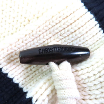 Christian DIOR 21AW 144m01am318 Cashmere Blend Striped Sailor Collar Knit