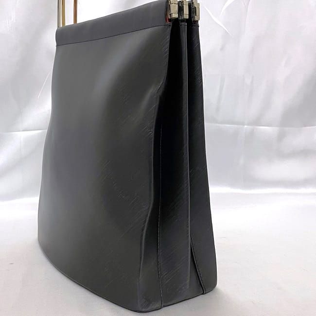 Cartier Tote Bag Black Trinity Excellent Condition Preowned Leather