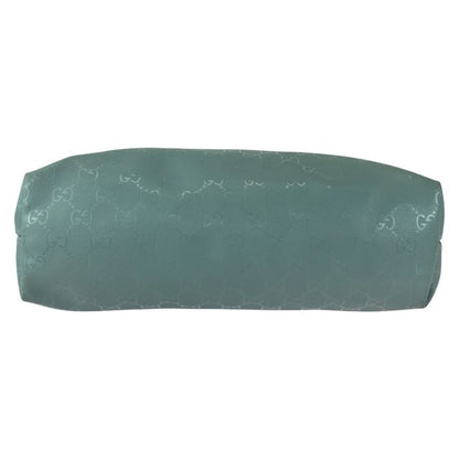 Gucci GG Imprime Light Blue Silver Hardware Leather 211138 Tote Bag Shoulder