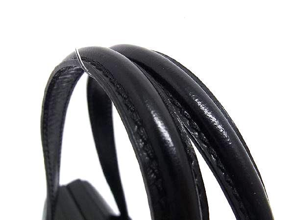 Loewe Leather Tote Handbag Mini Bag Ladies Black Ax1084