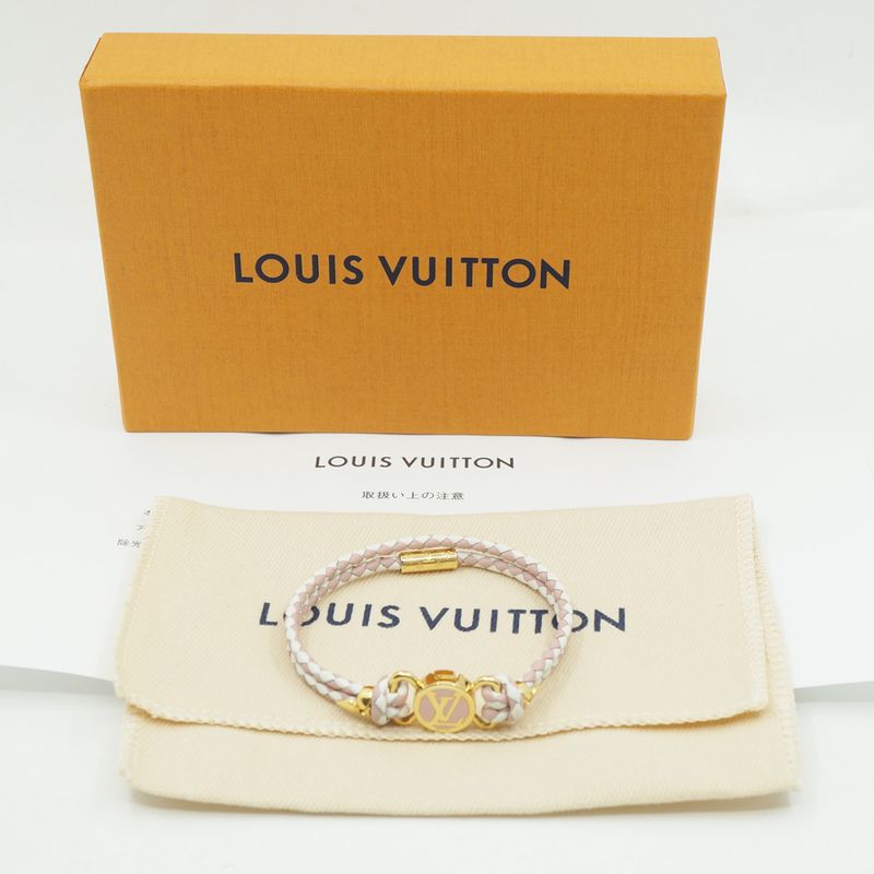 Louis Vuitton M8628sp Bc0224 Click It Bracelet Pink Gold Accessory Box