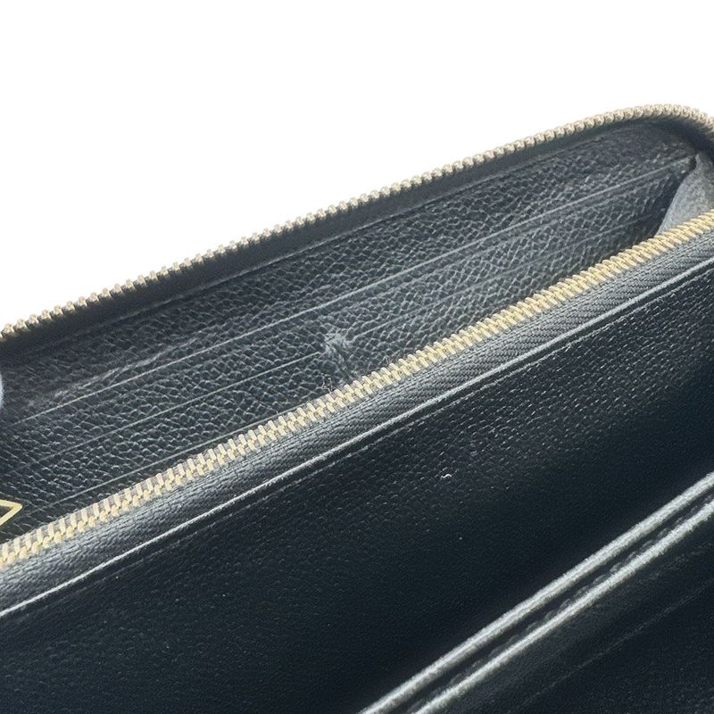 1937 Louis Vuitton Zippy Wallet Monogram-Empreinte Zippy Wallet Marine Rouge