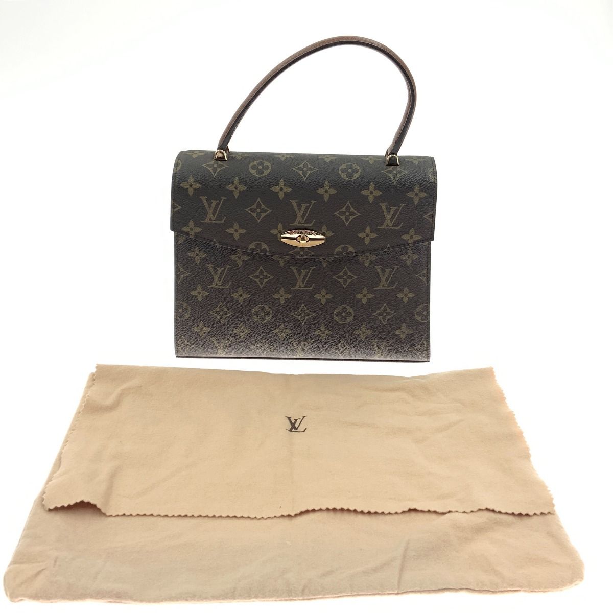 Louis Vuitton Monogram Malherbe Handbag M51379 Brown