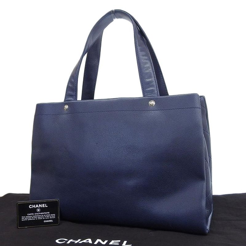 Chanel Chanel Caviar Tote Navy Bag
