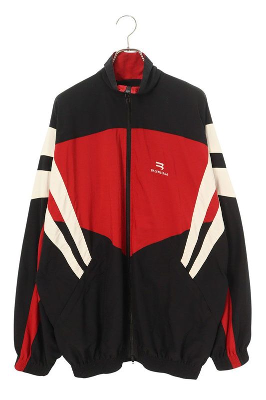 Balenciaga 659031 Tko48 BB Logo Oversized Track Blouson Men's