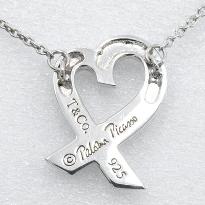 Tiffany & Co Loving Heart Paloma Picasso 925 Silver Ladies 2.4g Necklace