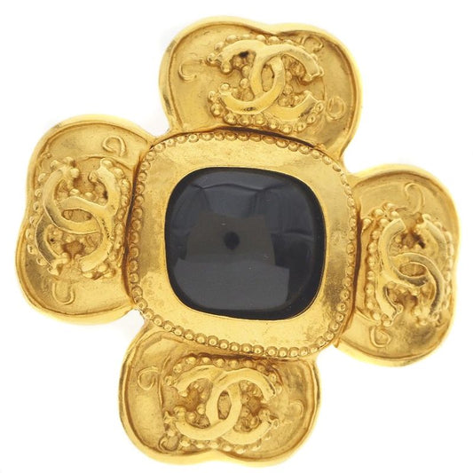 Chanel Coco Mark Vintage Gold Plated 96A Ladies 27.7g Brooch