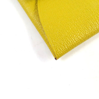 Hermes Bastia Verso Cumin Orange Minian Chevre Coin Case With W Engraved Box