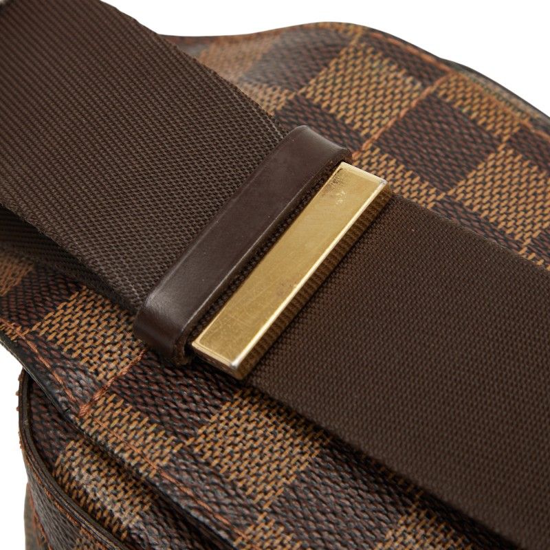 Louis Vuitton Damier Geronimos Shoulder Bag Body Bag N51994 Brown PVC Leather