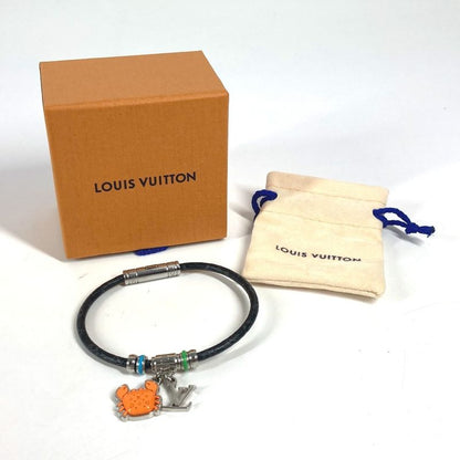 Louis Vuitton Bracelet Keep It Club M8822e Monogram Eclipse Canvas Black