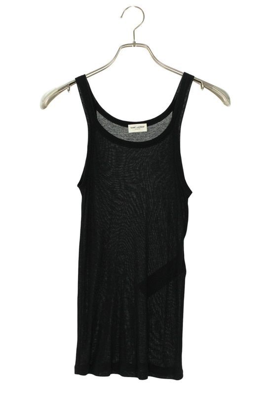 Saint Laurent Paris 728031 Y37ed Monogram Embroidered Knit Tank Top Women's XS