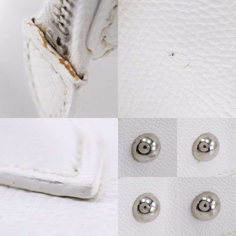 Hermes Paris Bombay PM Vaux Epson White □J Ladies Handbag