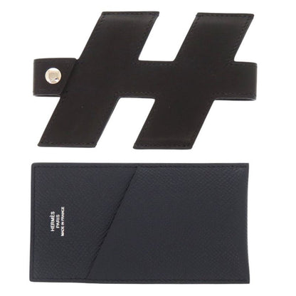 Hermes H Tag Vaux Epson Vorsoft Blue Indigo Black Silver Hardware Z Engraved