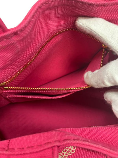 2652 Prada Canapa Tote Bag Shoulder Bag 2way Bag Pink Preowned